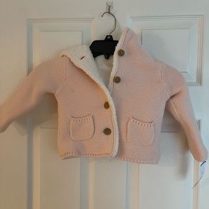 Carters 24 month Sherpa lined cardigan new with tags